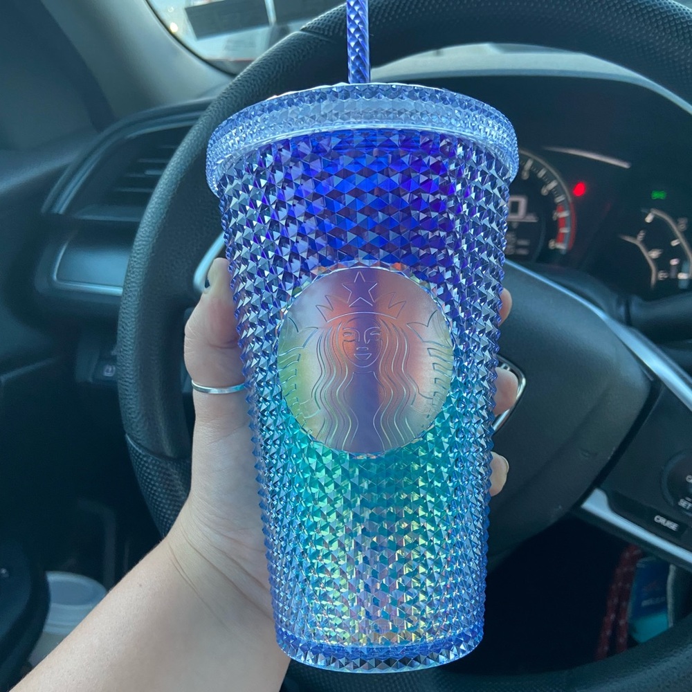 Starbucks mermaid ombre studded tumbler